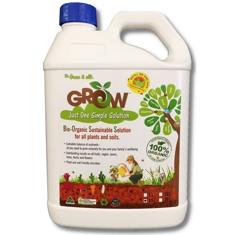 Grow Liquid Fertiliser - 1 L / 2.5 L / 10 L / 20 L